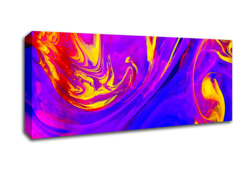 Picture of Energy Lines Panoramic Canvas Wall Art