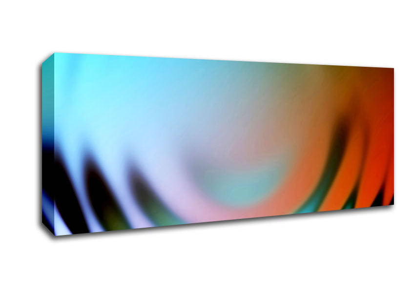 Picture of Energy Ripples Panoramic Canvas Wall Art