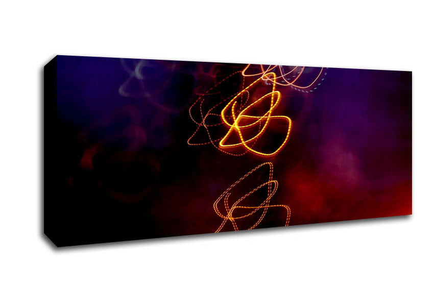 Picture of Fire Flies Panoramic Canvas Wall Art