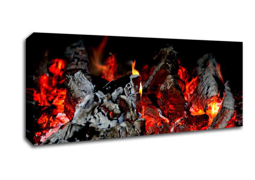 Picture of Fire Panoramic Canvas Wall Art