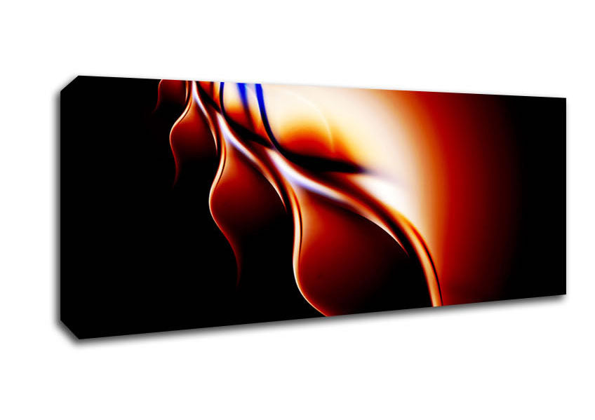 Picture of Flames Of Passion Panoramic Canvas Wall Art