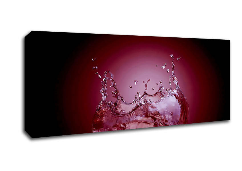 Picture of Flames Of Water Mulberry Panoramic Canvas Wall Art