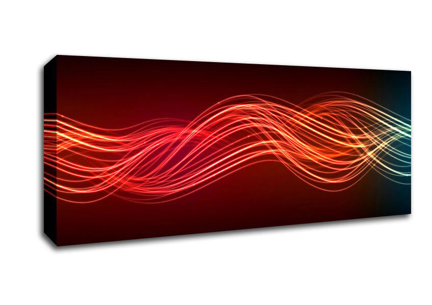 Picture of Flow Of Energy Panoramic Canvas Wall Art
