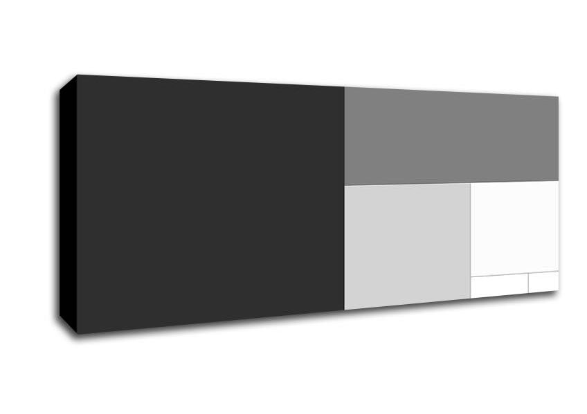 Picture of Gray Panoramic Canvas Wall Art