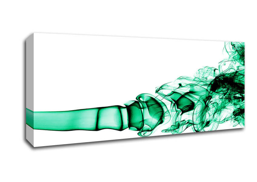 Picture of Green Celebration Panoramic Canvas Wall Art
