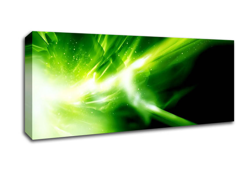 Picture of Green Infusion Panoramic Canvas Wall Art