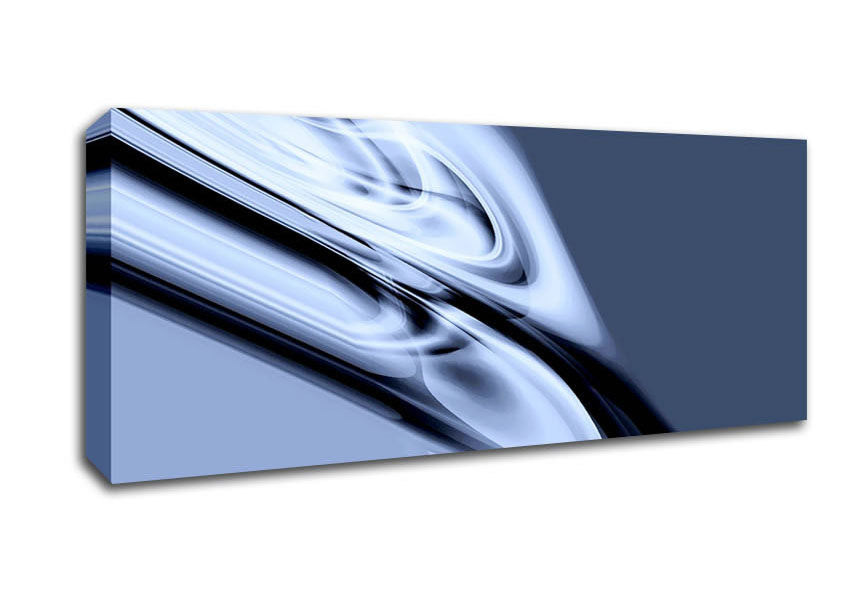 Picture of Grey Silk Panoramic Canvas Wall Art