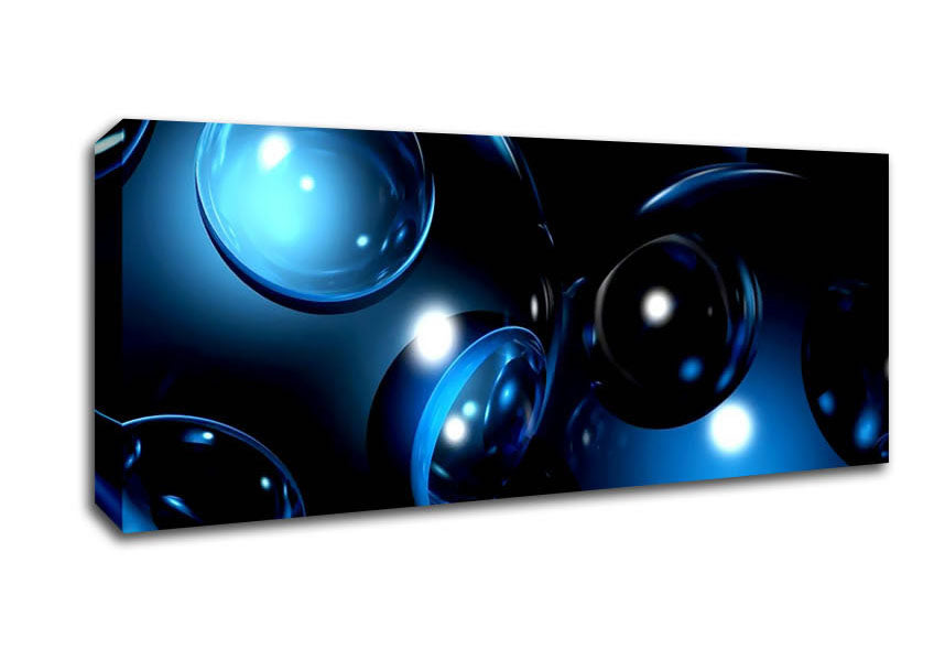 Picture of Ice Blue Panoramic Canvas Wall Art