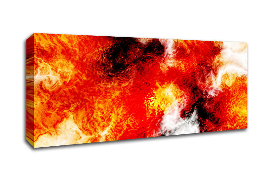 Picture of In The Flame Panoramic Canvas Wall Art