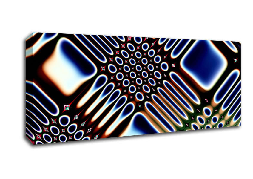 Picture of In The Square Panoramic Canvas Wall Art
