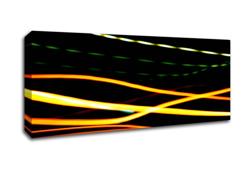 Picture of In-Between The Lines Panoramic Canvas Wall Art