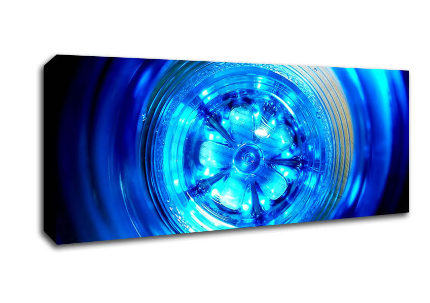 Picture of Intense Blue Panoramic Canvas Wall Art
