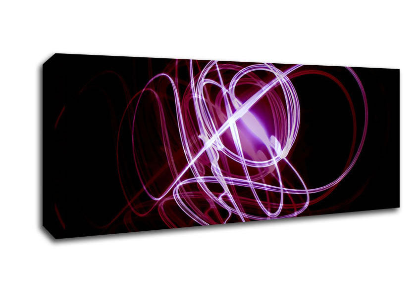 Picture of Laser Beams Panoramic Canvas Wall Art
