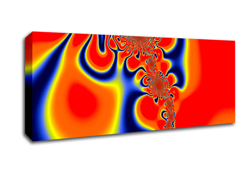 Picture of Lava Lustre Panoramic Canvas Wall Art