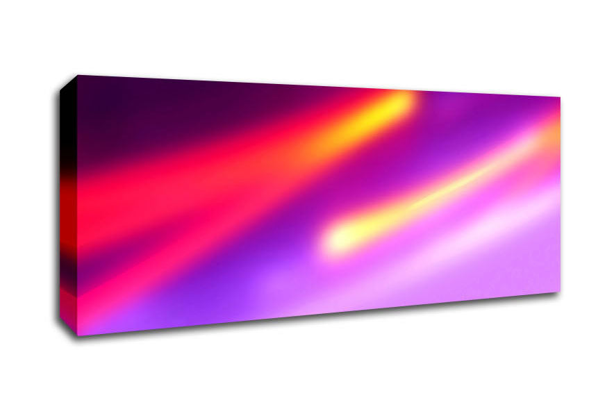 Picture of Light Orbs Panoramic Canvas Wall Art