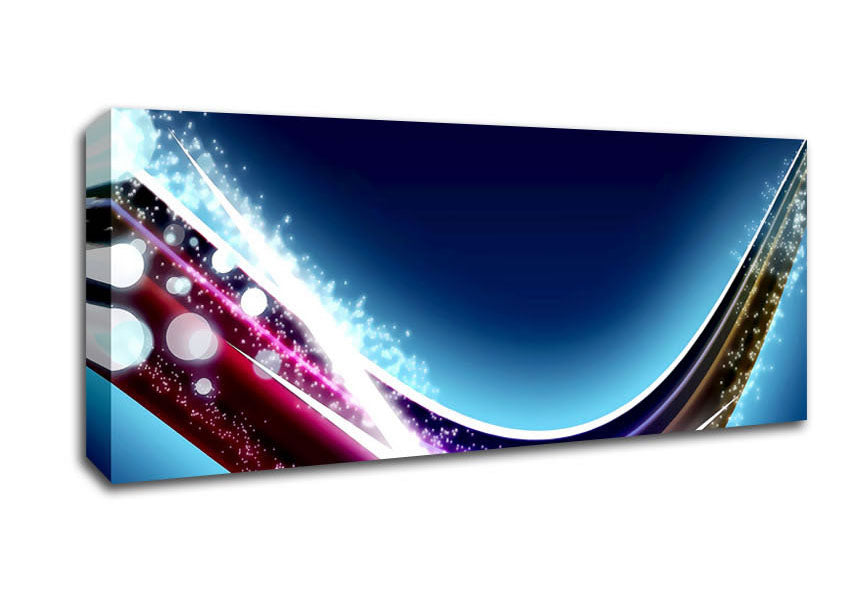 Picture of Lightning Bolt Panoramic Canvas Wall Art