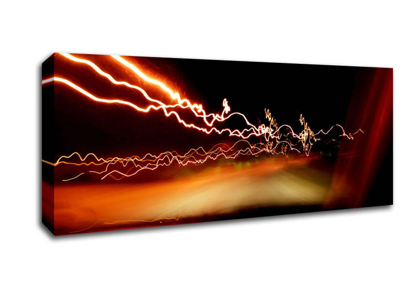 Picture of Lightning Fast Panoramic Canvas Wall Art