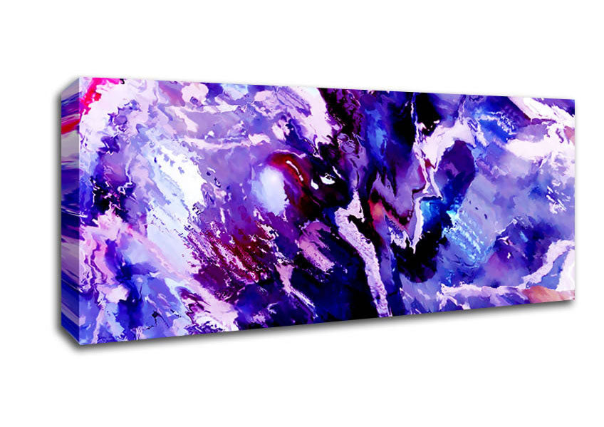 Picture of Lilac Nebular Panoramic Canvas Wall Art