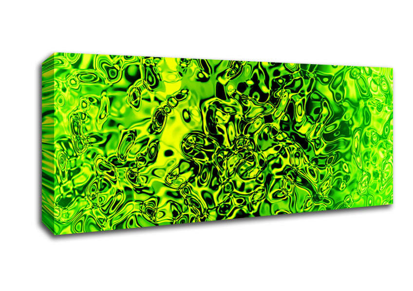 Picture of Lime Fizz Panoramic Canvas Wall Art