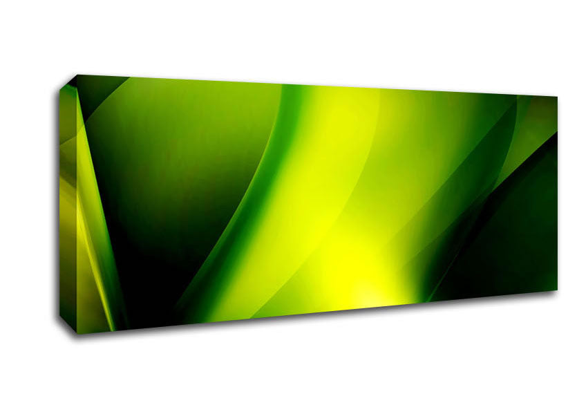 Picture of Lime Light Panoramic Canvas Wall Art