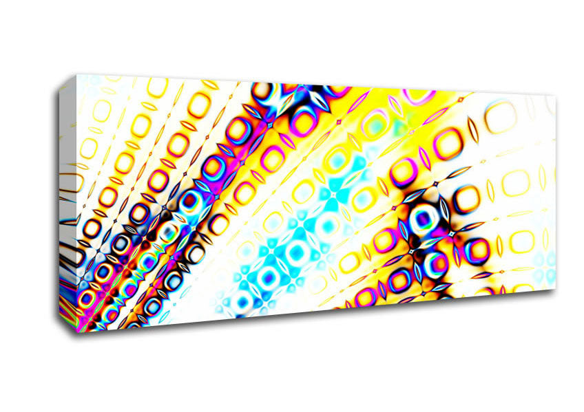 Picture of Movement Of Colour Panoramic Canvas Wall Art