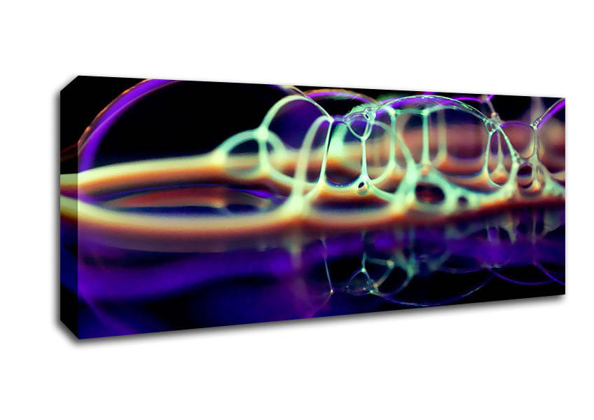 Picture of Oil Bubbles Panoramic Canvas Wall Art