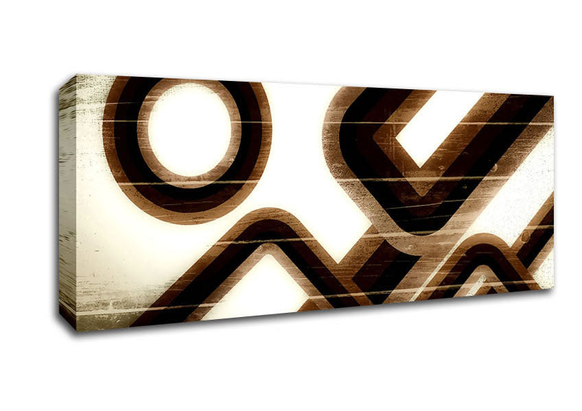 Picture of Old School Panoramic Canvas Wall Art