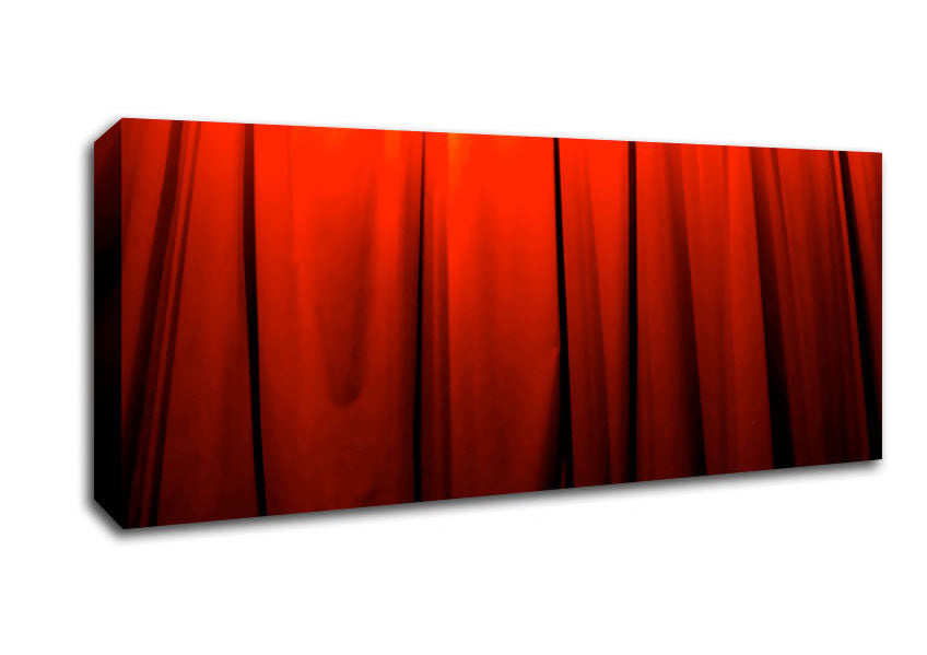 Picture of Orange Forest Panoramic Canvas Wall Art