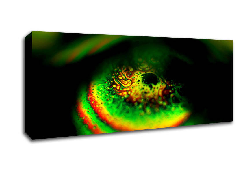 Picture of Piercing Green Panoramic Canvas Wall Art