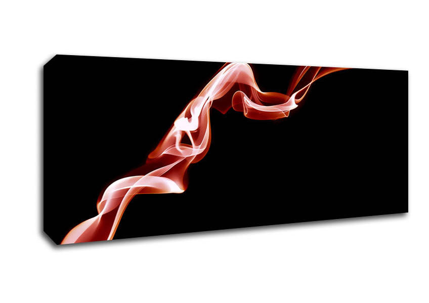 Picture of Pink Silk Twist Panoramic Canvas Wall Art
