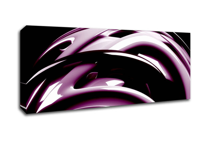 Picture of Purple Bend Panoramic Canvas Wall Art