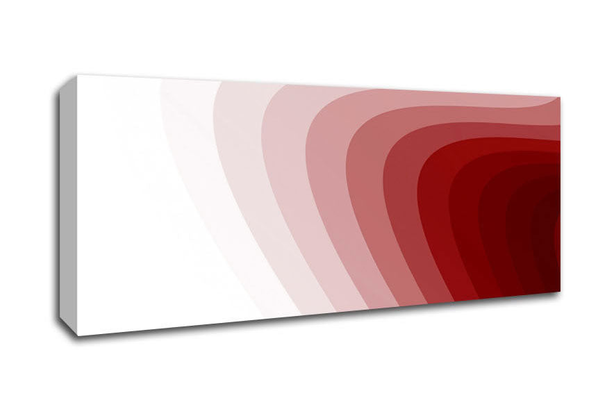 Picture of Red Hills Of Time Panoramic Canvas Wall Art