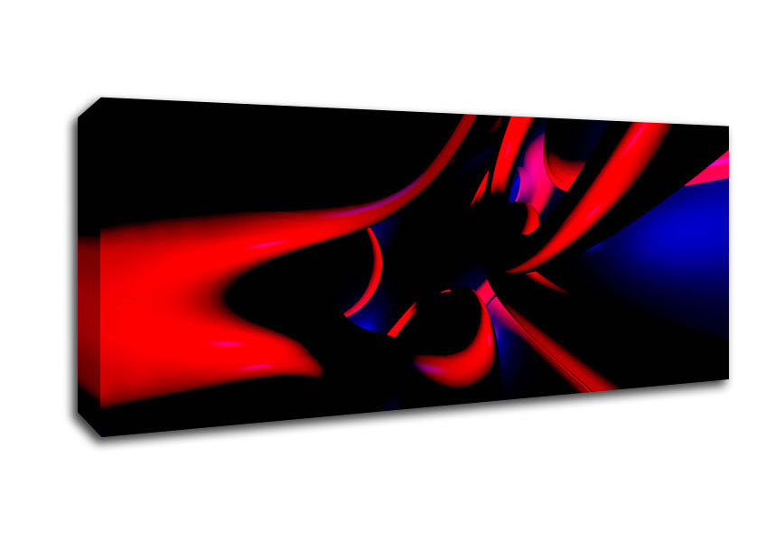 Picture of Red Tubular Panoramic Canvas Wall Art