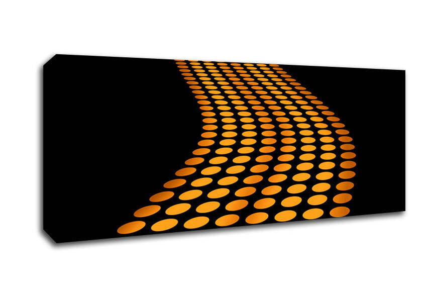 Picture of The Orange Road Less Travelled Panoramic Canvas Wall Art