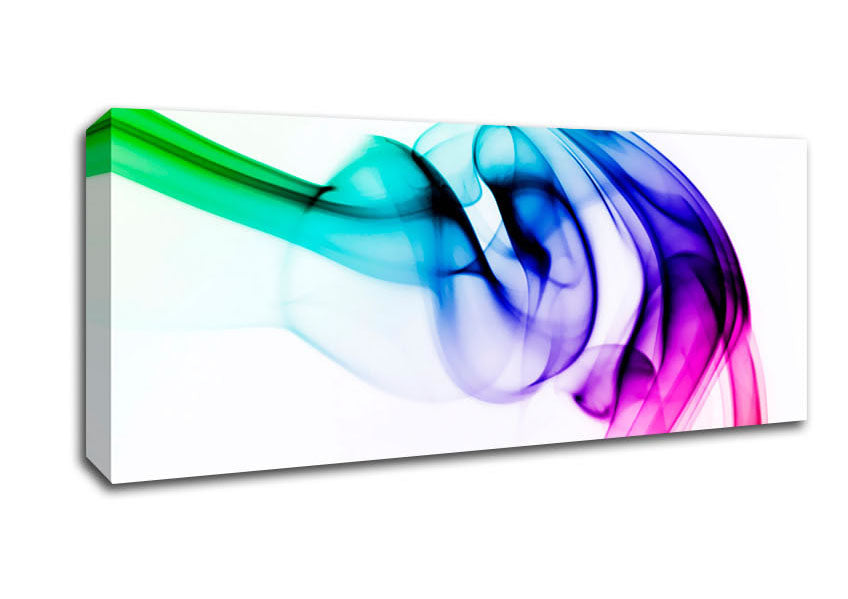 Picture of Vibrant Smoke Panoramic Canvas Wall Art