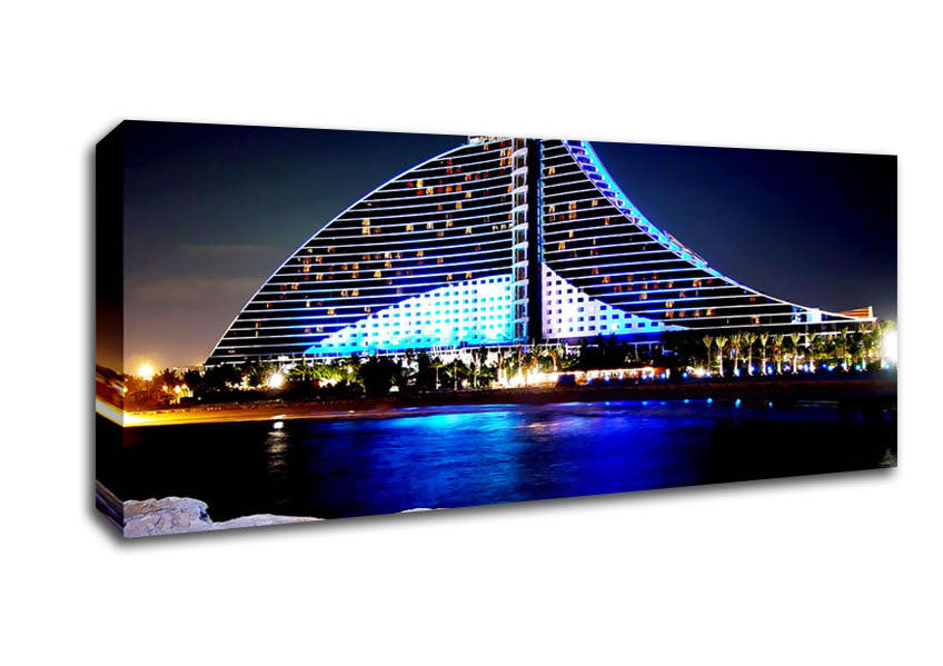 Picture of Dubai Architectural Delight Panoramic Canvas Wall Art