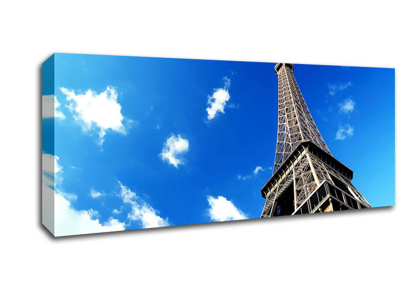 Picture of Eiffel Tower Paris Panoramic Canvas Wall Art