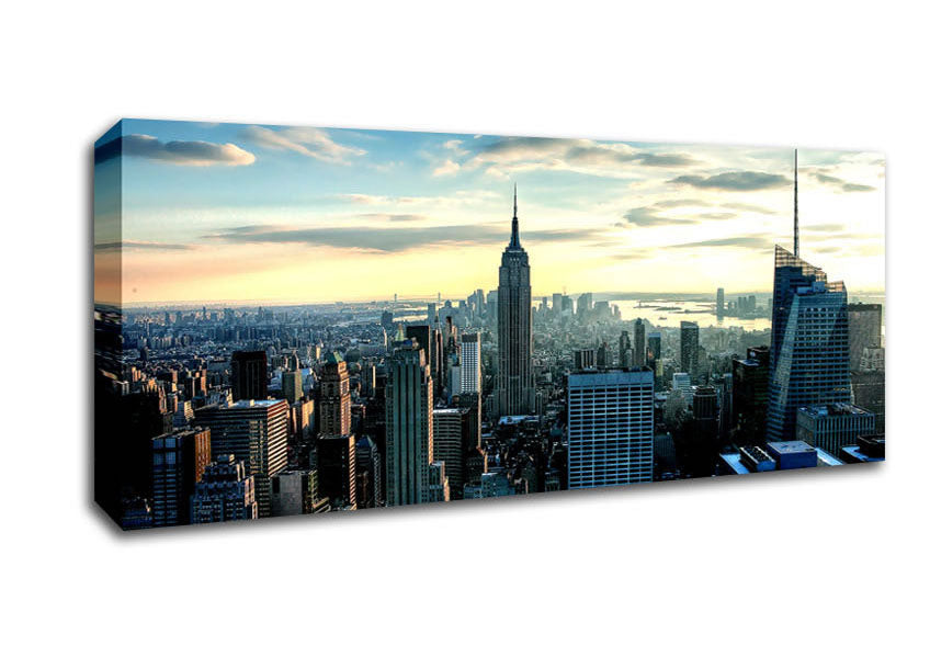 Picture of Empire State City Panoramic Canvas Wall Art