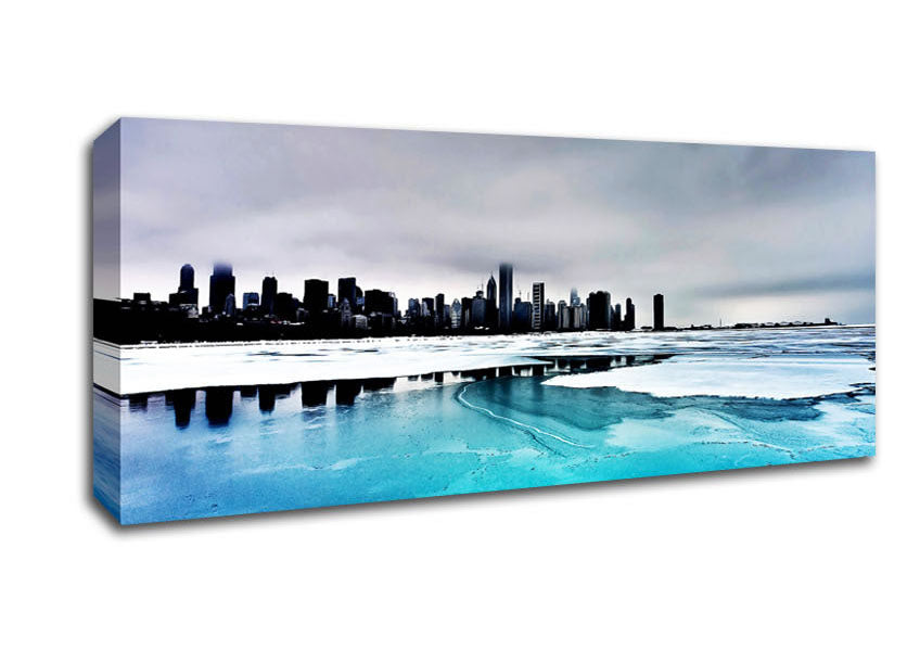 Picture of Ice City Panoramic Canvas Wall Art
