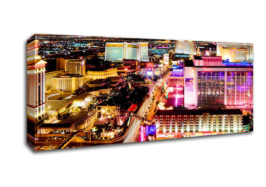 Picture of Las Vegas Strip Panoramic Canvas Wall Art