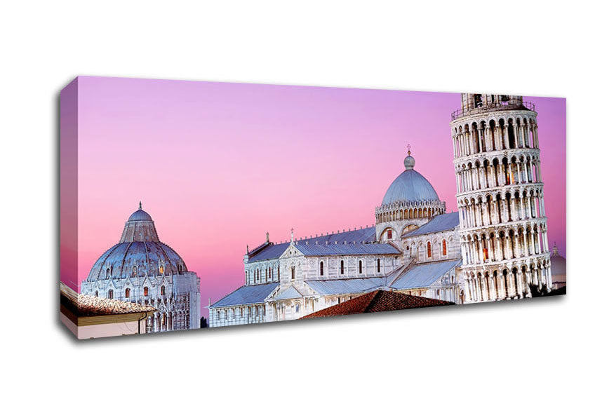 Picture of Leaning Tower Of Pisa Panoramic Canvas Wall Art