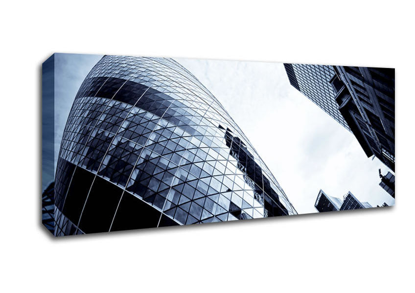 Picture of London The Gherkin Panoramic Canvas Wall Art