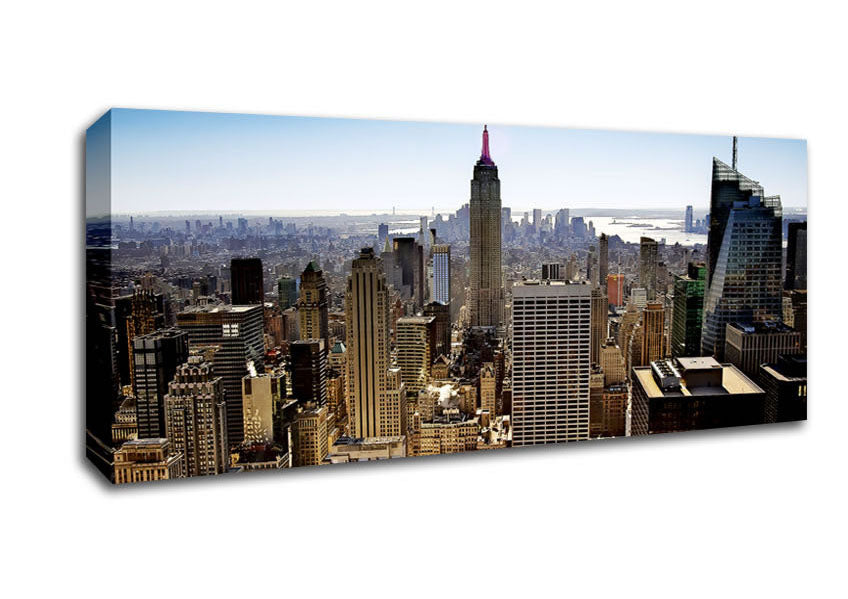 Picture of Nyc The Big Apple Panoramic Canvas Wall Art