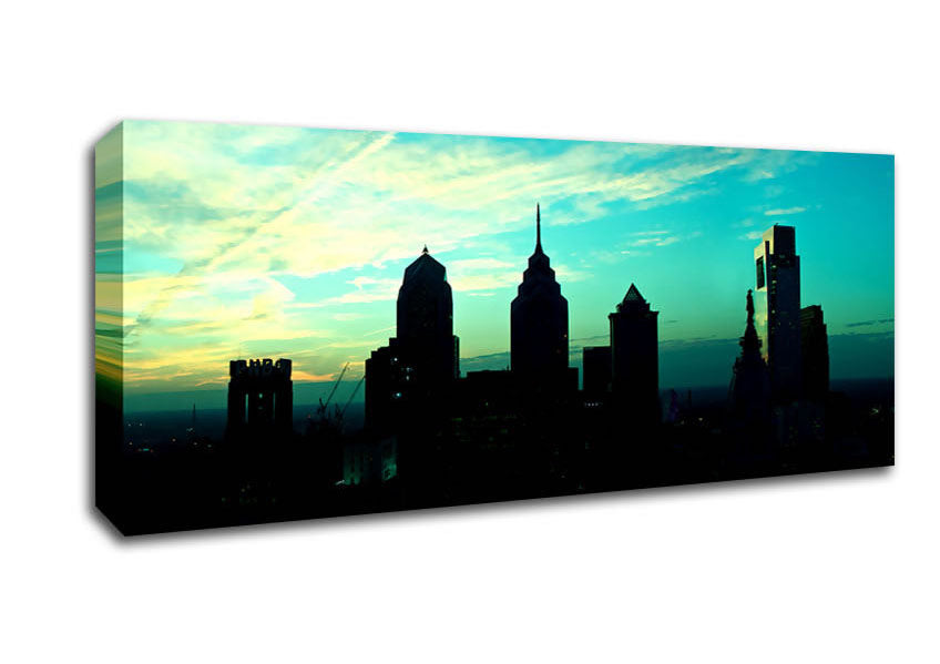 Picture of Philadelphia Usa Panoramic Canvas Wall Art
