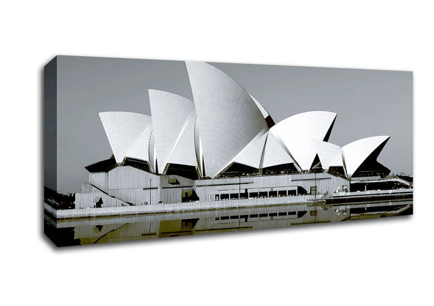 Picture of Sydney Opera House Green Harbour Panoramic Canvas Wall Art