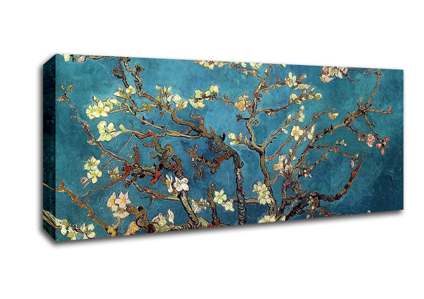 Picture of Van Gogh Almond Branches Panoramic Canvas Wall Art