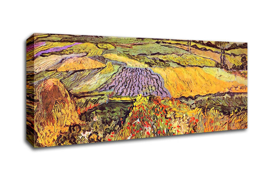 Picture of Van Gogh At Auvers Panoramic Canvas Wall Art