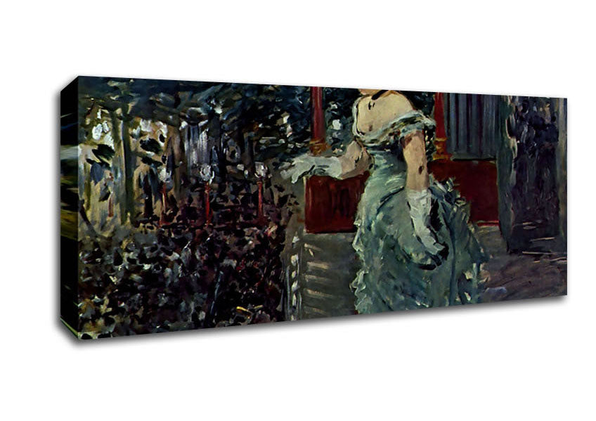 Picture of Manet Cafe Concert Panoramic Canvas Wall Art