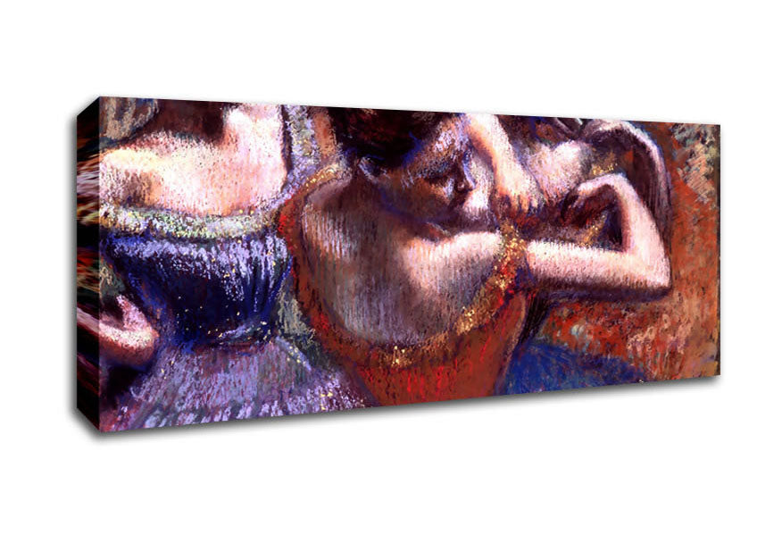 Picture of Degas Dancers Panoramic Canvas Wall Art