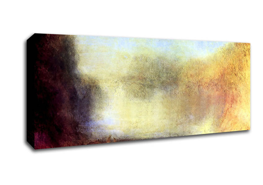 Picture of Joseph Mallord Turner Falls Of The Clyde Panoramic Canvas Wall Art
